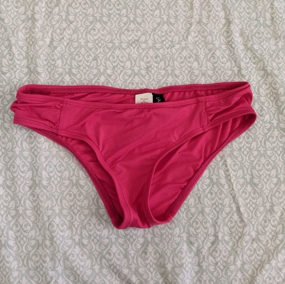 La Blanca Solid Soft Side Bikini Bottom,Dragon fr